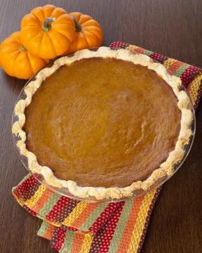 Pumpkin pie Foto stock