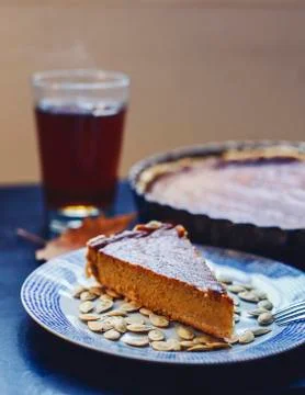 Pumpkin pie Foto stock