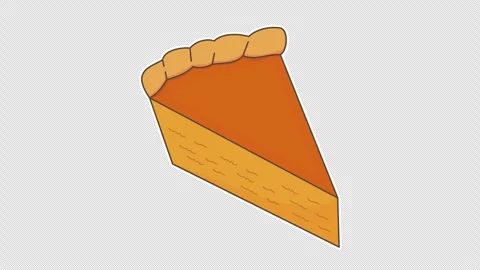 Pumpkin pie slice Vídeos de archivo 338999782