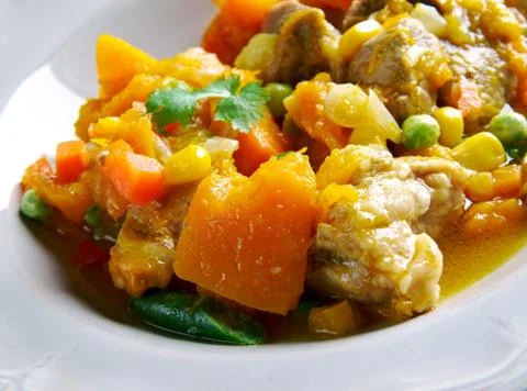 Pumpkin pork stew Photos
