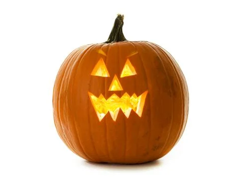 Pumpkin: in the process of being carved Stock Photos