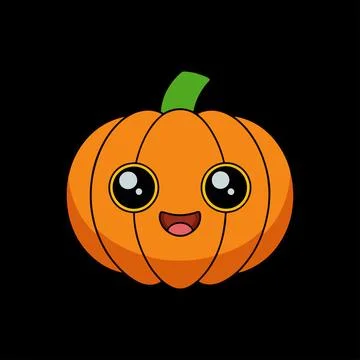 Pumpkin, Pumpkin Flat Design Vegetable Icon Illustrazione stock