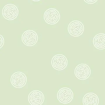 Pumpkin puree line seamless pattern Stock Illustration