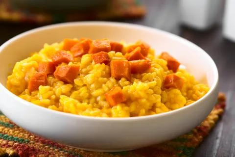 Pumpkin Risotto Stock Photos