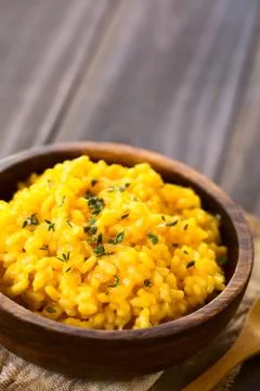 Pumpkin Risotto Stock Photos