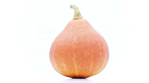 Pumpkin rotating low perspective Stock Footage 8979223