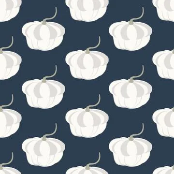 Pumpkin seamless pattern Stock Illustration