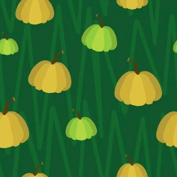 Pumpkin seamless pattern 스톡 일러스트