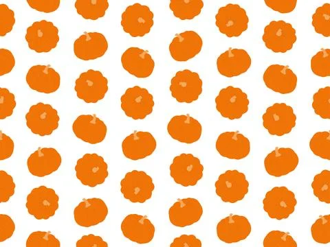 Pumpkin seamless pattern Stock-Illustration