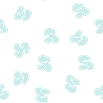 Pumpkin seed glyph seamless pattern 스톡 일러스트