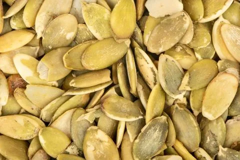 Pumpkin seed kernels Stock Photos