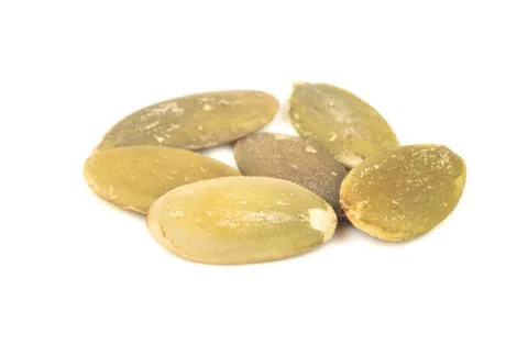Pumpkin seed kernels Stock Photos