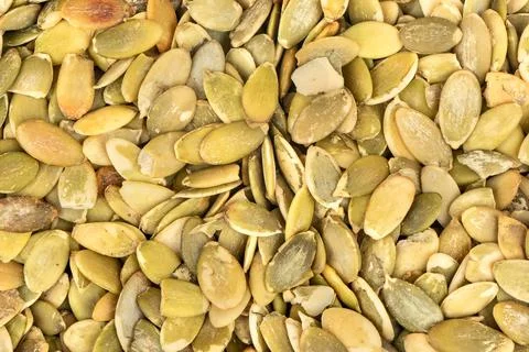Pumpkin seed kernels Stock Photos