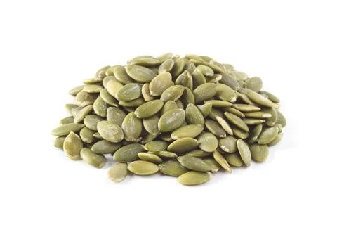 Pumpkin seed kernels Stock Photos
