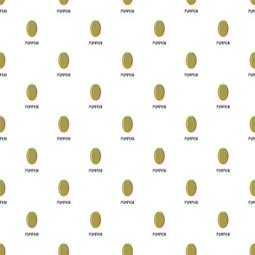 Pumpkin seed pattern seamless 스톡 일러스트