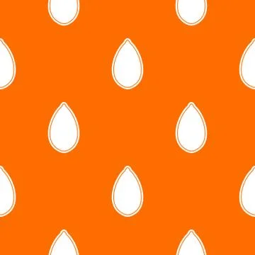 Pumpkin seed pattern seamless 스톡 일러스트