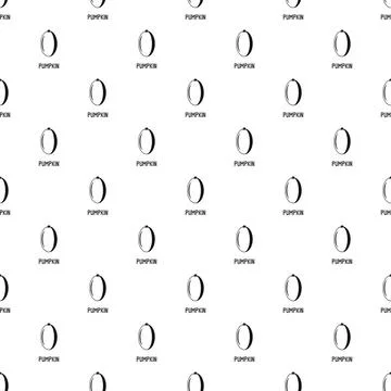 Pumpkin seed pattern seamless 스톡 일러스트