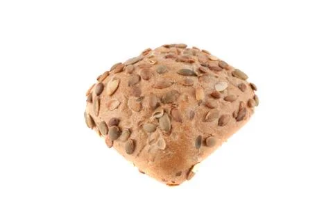 Pumpkin seeded bread roll Stock Photos
