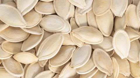 Pumpkin seeds background. Macro background texture of pumpkin seeds Stock Photos