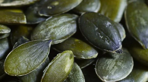 Pumpkin seeds, ECU Stock Footage 55745100
