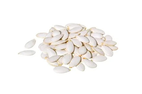 Pumpkin seeds isolated Stock Photos