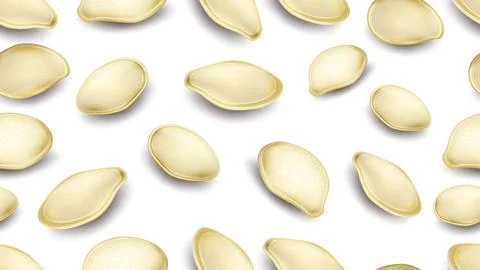 Pumpkin seeds. pattern 스톡 일러스트