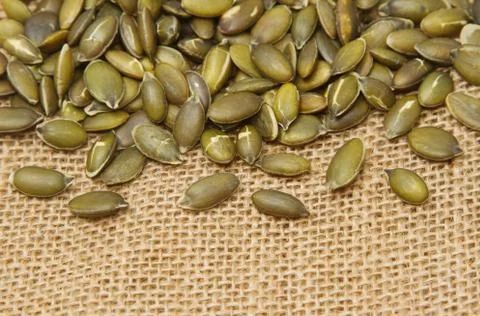 Pumpkin seeds Stock Photos