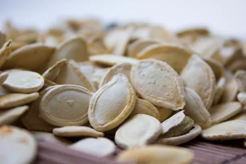 Pumpkin seeds Stock Photos