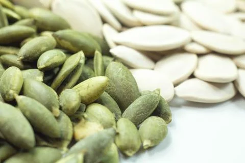 Pumpkin seeds Stock Photos