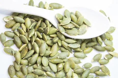 Pumpkin seeds Foto stock