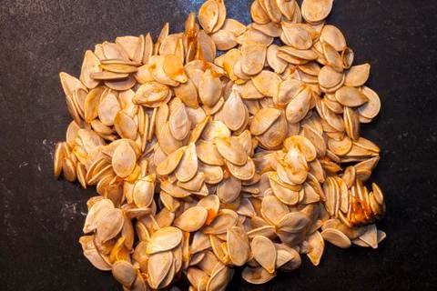 Pumpkin seeds Stock Photos