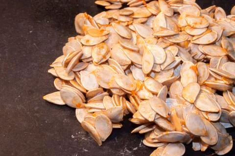 Pumpkin seeds Stock Photos