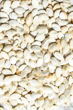 Pumpkin seeds. Stock Photos