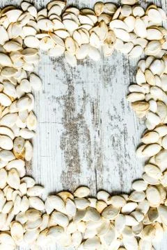 Pumpkin seeds.. Stock Photos
