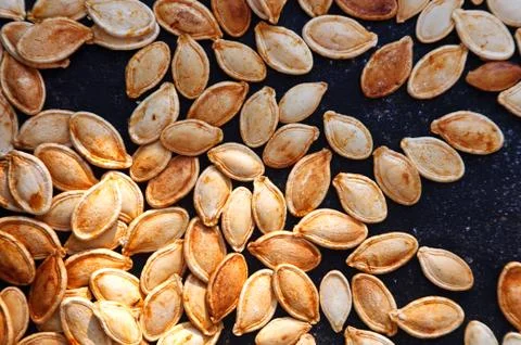Pumpkin seeds Stock Photos