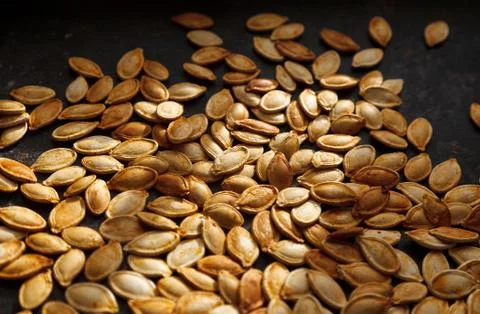 Pumpkin seeds Stock Photos