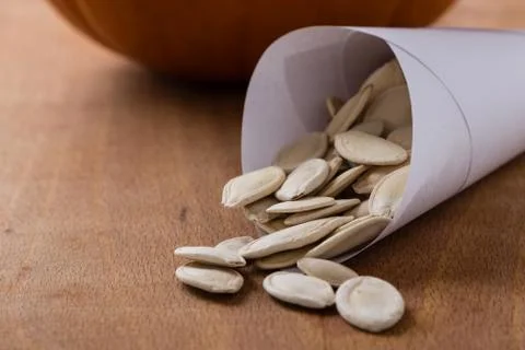 Pumpkin seeds Stock Photos