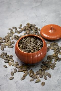 Pumpkin seeds Stock Photos