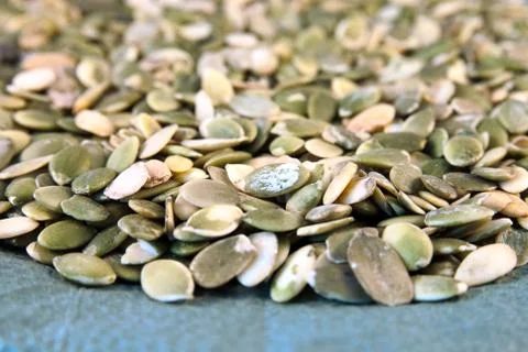 Pumpkin seeds Stock Photos