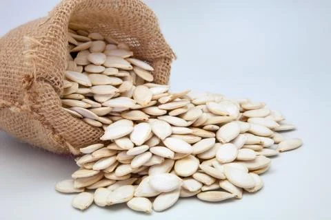 Pumpkin seeds Stock Photos