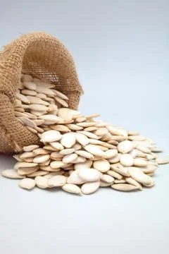 Pumpkin seeds Stock Photos