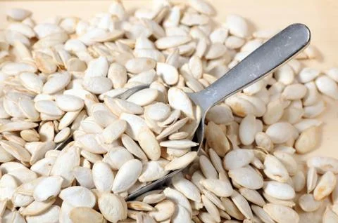 Pumpkin seeds Stock Photos