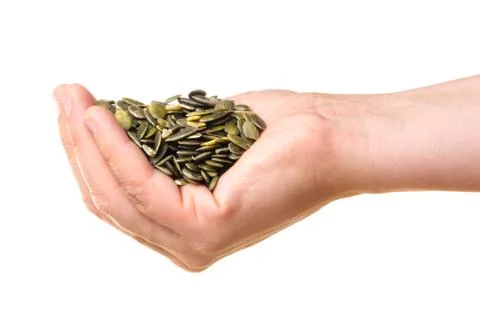 Pumpkin seeds Stock Photos