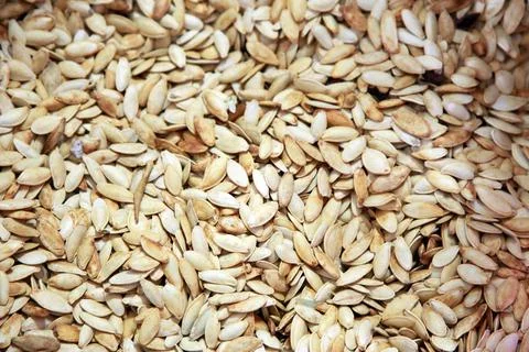Pumpkin seeds Stock Photos