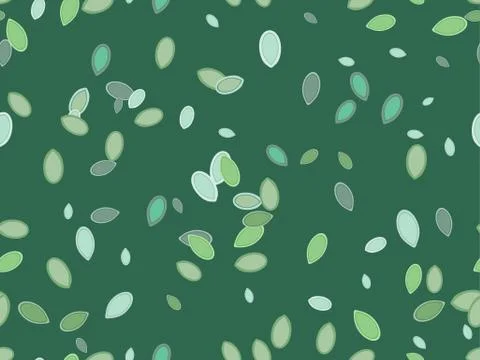 Pumpkin seeds seamless pattern. Healthy food with rich nutritional value Illustrazione stock