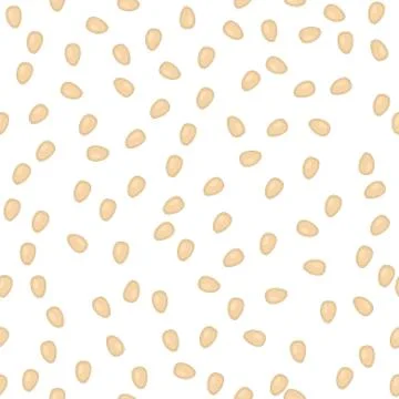 Pumpkin seeds seamless pattern. Packaging background design Stock Illustration