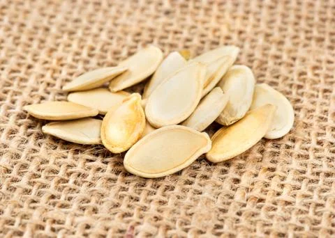 Pumpkin seeds in shell Stock Photos