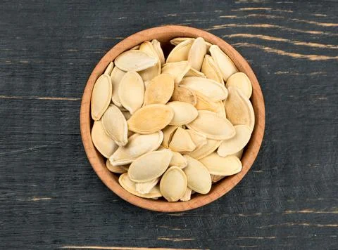 Pumpkin seeds in shell Stock Photos