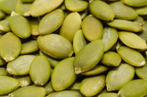 Pumpkin seeds texture background Stock Photos