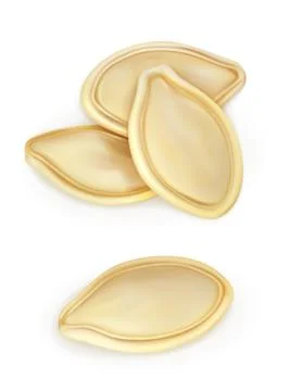 Pumpkin seeds, vector icon Stock Illustration